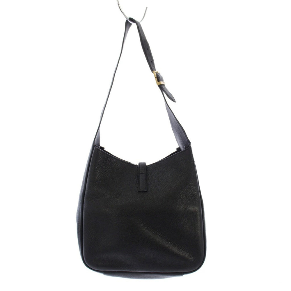 Saint Laurent Paris Soft Hobo Bag Cassandra Leather Black
